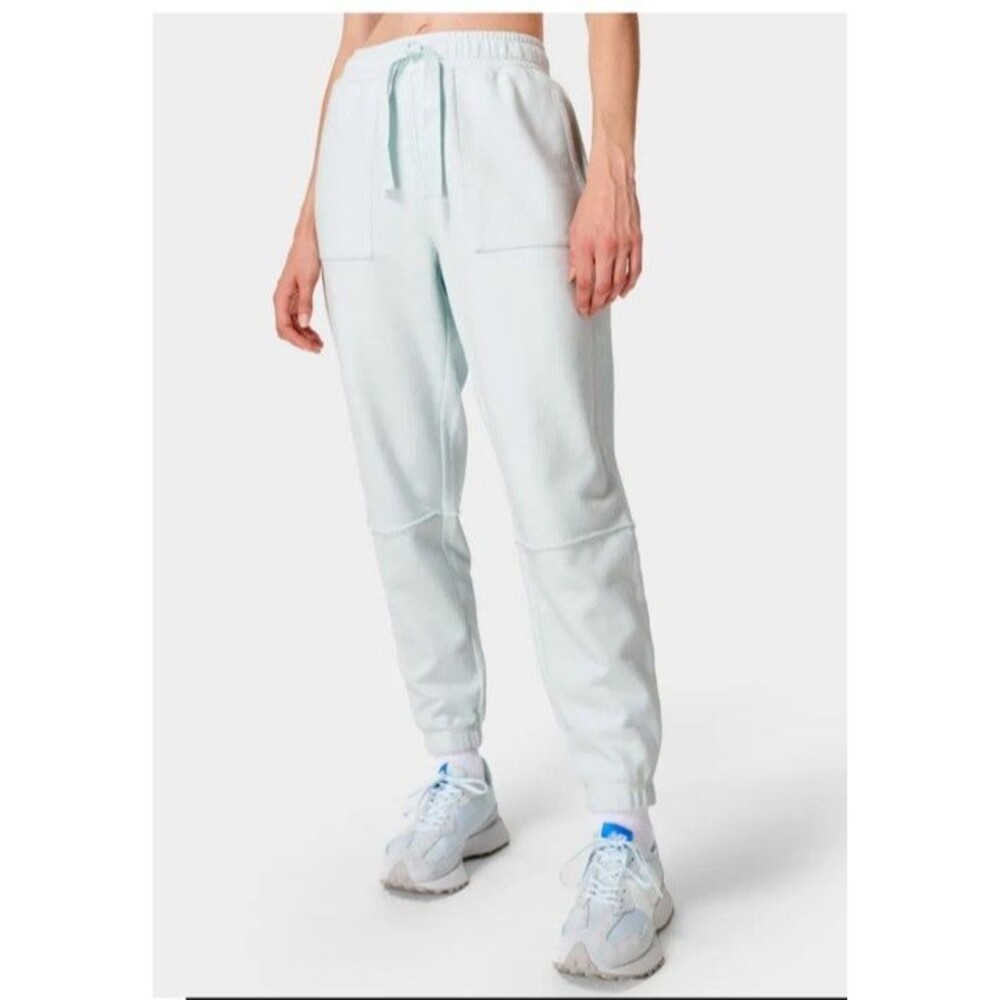 Sweaty Betty Revive Relaxed Fit Joggers Women’s US 6 Blue Cotton Sweatpants